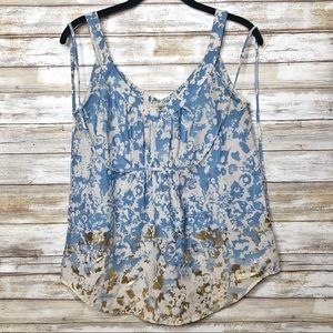 Ecoté Urban Outfitters Metallic Summer Top
